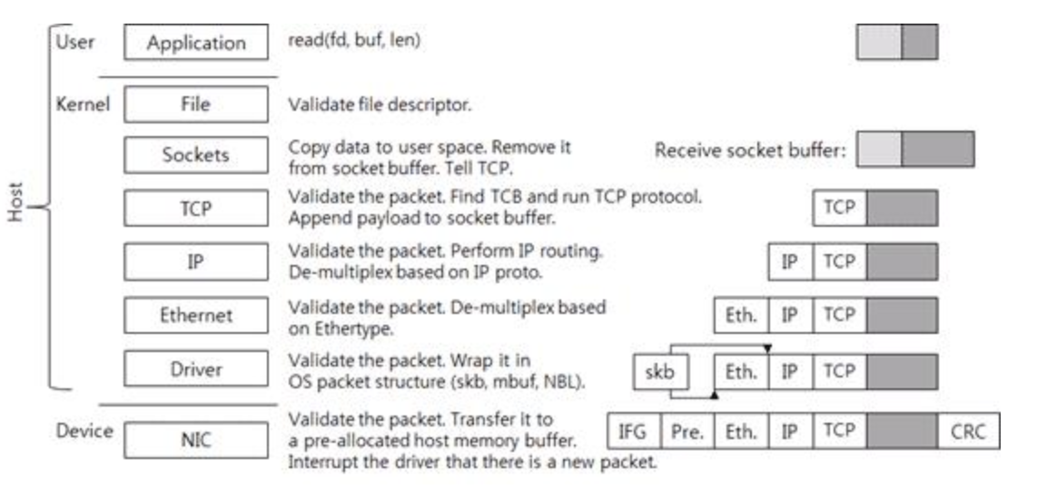 TCP/IP драйвер. Socket Buffer. Read Buffer. Sk_buff Linux.